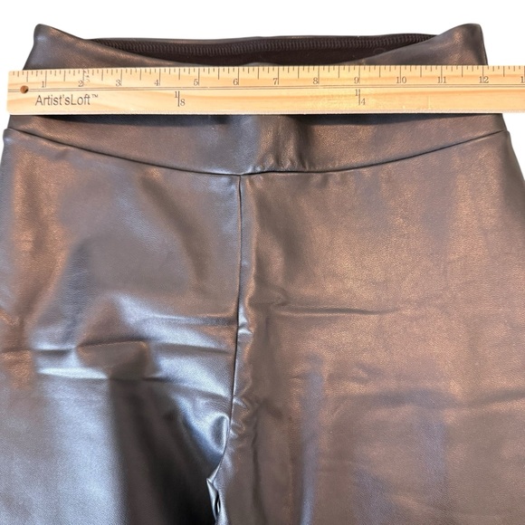 Abercrombie & Fitch Abercrombie & Fitch black faux leather leggings Size S - Picture 6 of 8